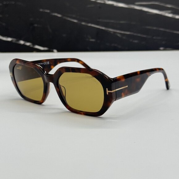 Tom Ford FT0917 Veronique Sunglasses in Black – Designer  NEW TOM FORD VERONIQUE-02 TF917 55E HAVANA WOMEN SUNGLASSES TOM FORD FT0917/S